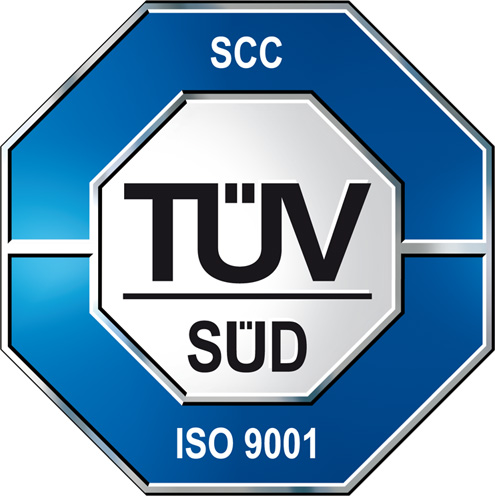 ISO SCC Prüfzeichen TÜV Süd